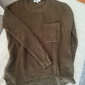 Madewell Men's Brown Crewneck Sweater